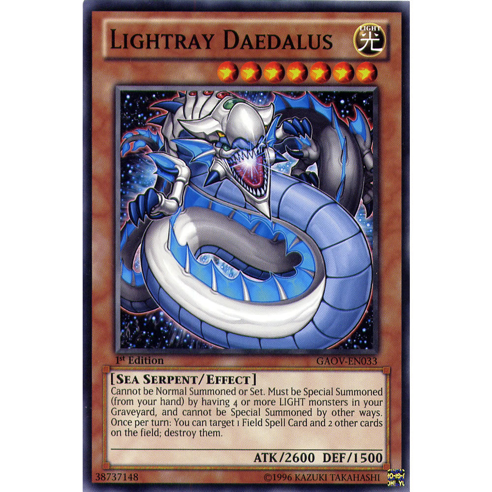 Lightray Daedalus GAOV-EN033 Yu-Gi-Oh! Card from the Galactic Overlord Set