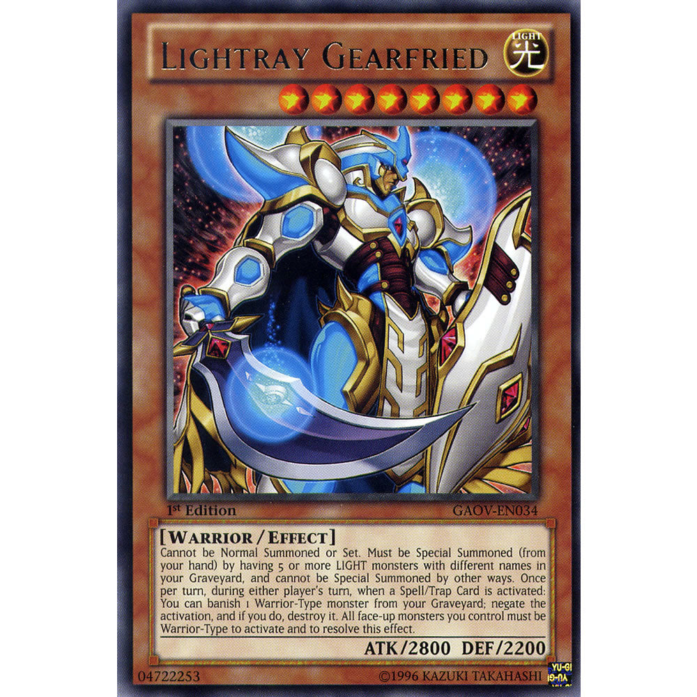 Lightray Gearfried GAOV-EN034 Yu-Gi-Oh! Card from the Galactic Overlord Set