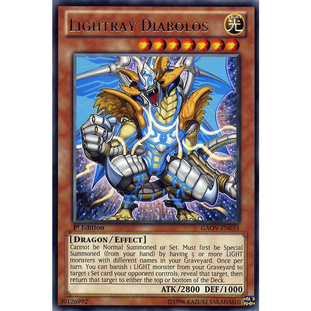 Lightray Diabolos GAOV-EN035 Yu-Gi-Oh! Card from the Galactic Overlord Set