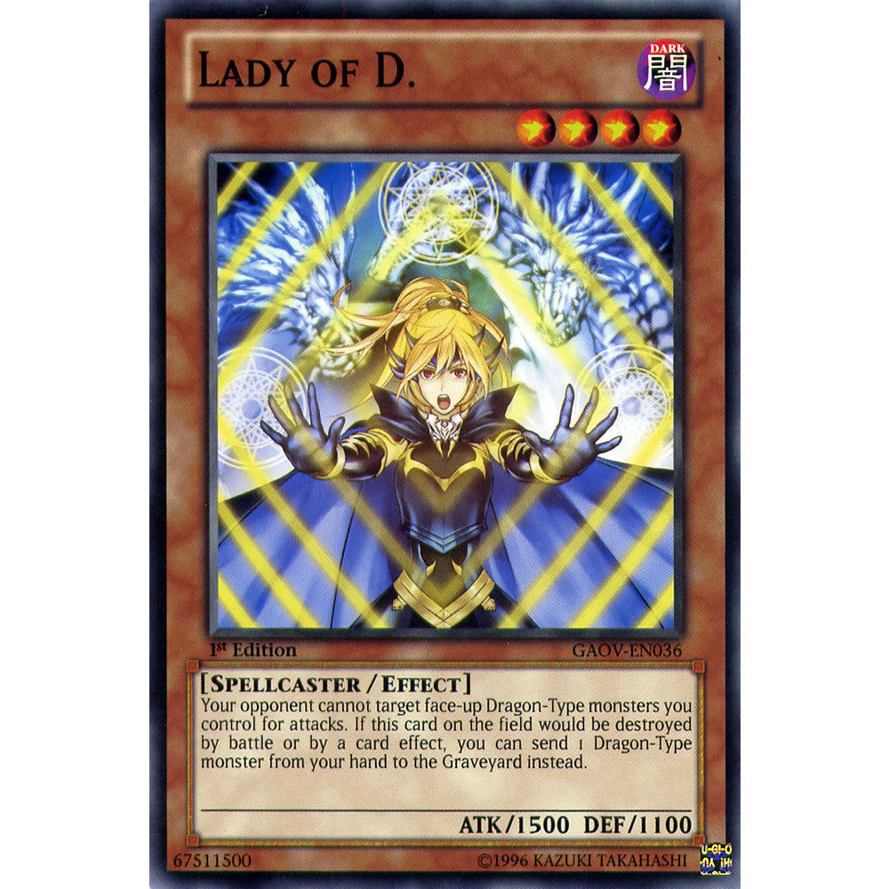 Lady of D. GAOV-EN036 Yu-Gi-Oh! Card from the Galactic Overlord Set