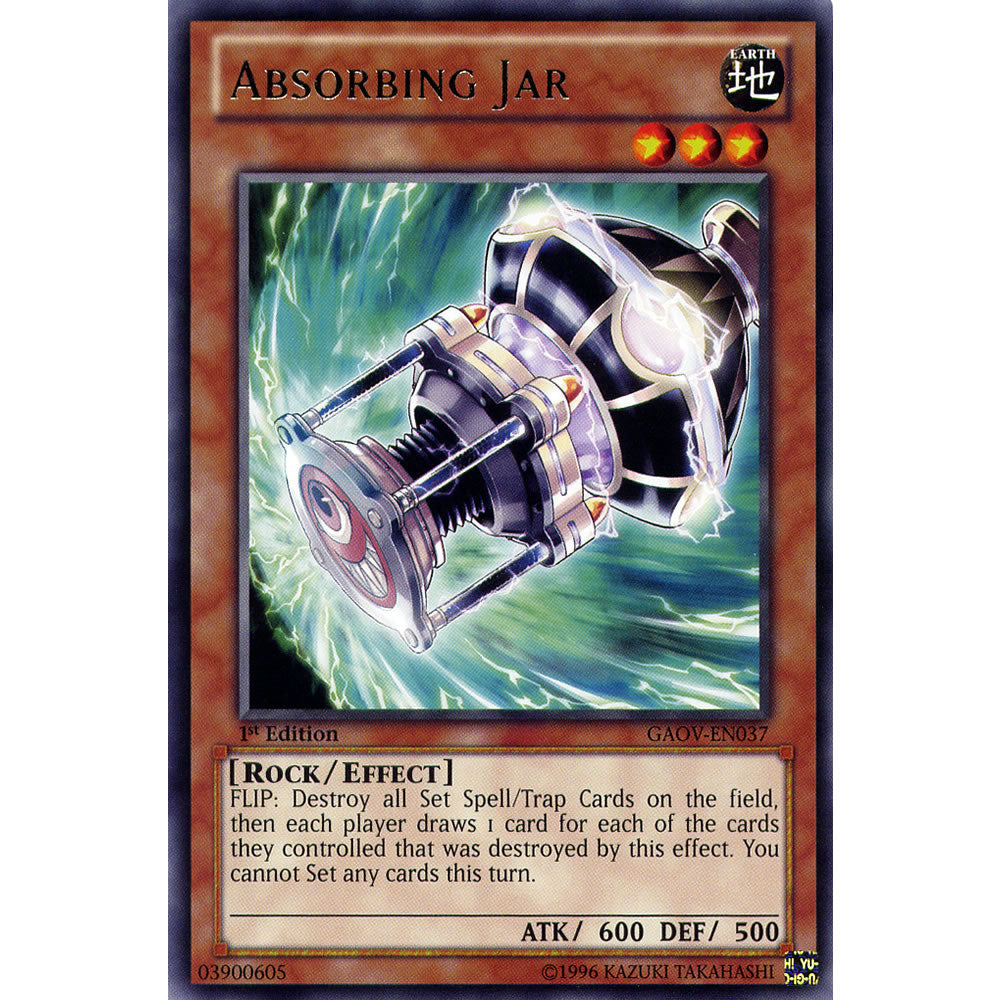 Absorbing Jar GAOV-EN037 Yu-Gi-Oh! Card from the Galactic Overlord Set