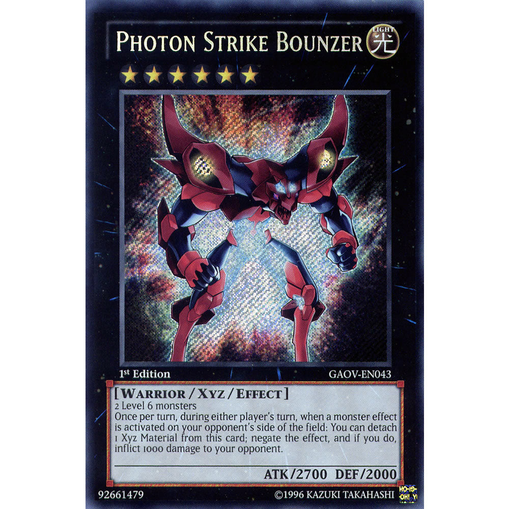 Photon Strike Bounzer GAOV-EN043 Yu-Gi-Oh! Card from the Galactic Overlord Set