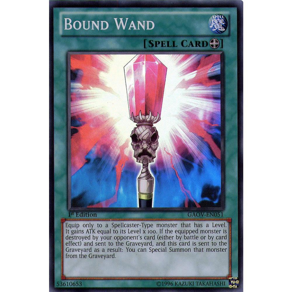 Bound Wand GAOV-EN051 Yu-Gi-Oh! Card from the Galactic Overlord Set