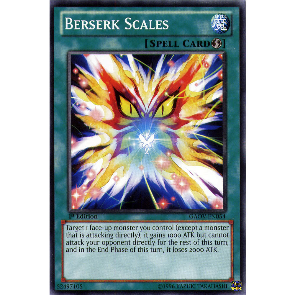 Berserk Scales GAOV-EN054 Yu-Gi-Oh! Card from the Galactic Overlord Set