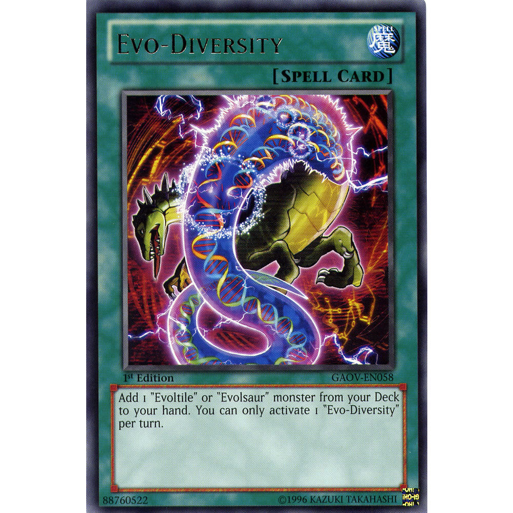 Evo-Diversity GAOV-EN058 Yu-Gi-Oh! Card from the Galactic Overlord Set