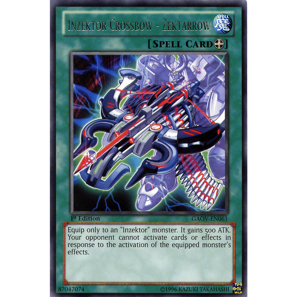 Inzektor Crossbow - Zektarrow GAOV-EN061 Yu-Gi-Oh! Card from the Galactic Overlord Set