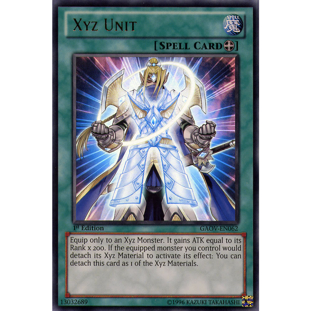 Xyz Unit GAOV-EN062 Yu-Gi-Oh! Card from the Galactic Overlord Set