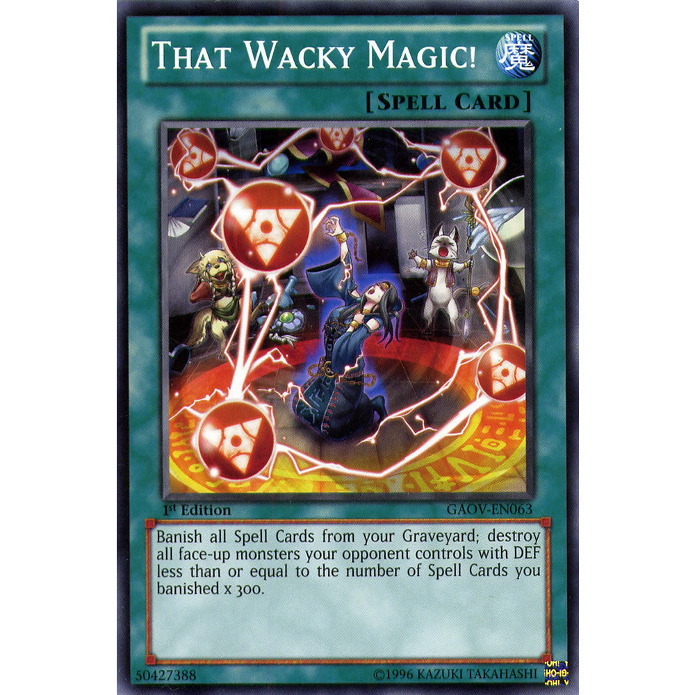 That Wacky Magic! GAOV-EN063 Yu-Gi-Oh! Card from the Galactic Overlord Set