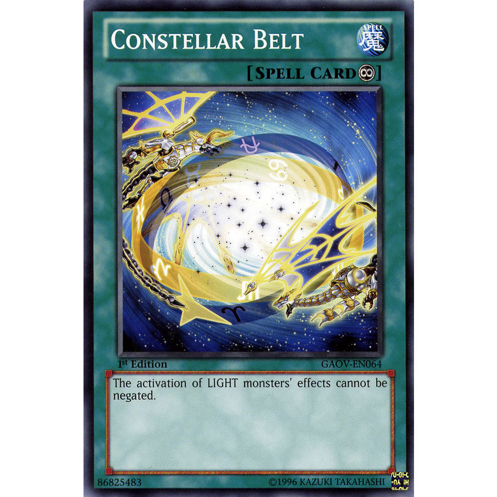 Constellar Belt GAOV-EN064 Yu-Gi-Oh! Card from the Galactic Overlord Set