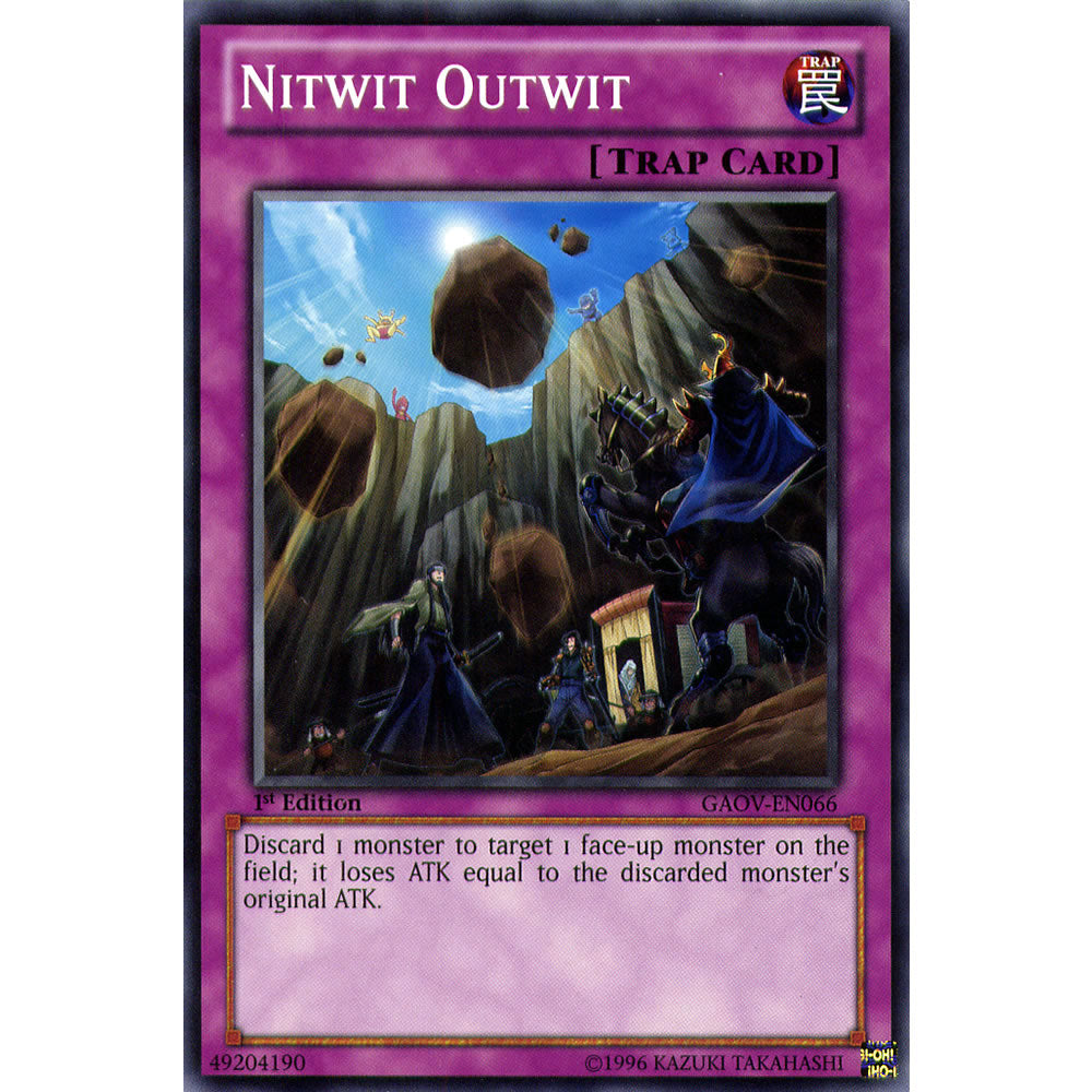 Nitwit Outwit GAOV-EN066 Yu-Gi-Oh! Card from the Galactic Overlord Set