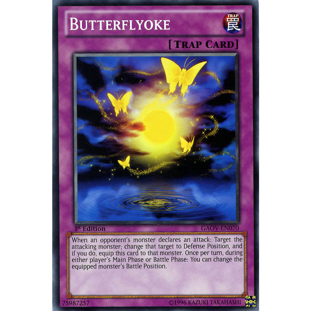 Butterflyoke GAOV-EN070 Yu-Gi-Oh! Card from the Galactic Overlord Set