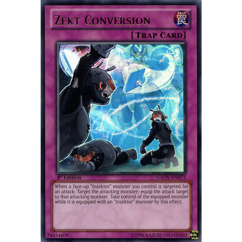 Zekt Conversion GAOV-EN073 Yu-Gi-Oh! Card from the Galactic Overlord Set