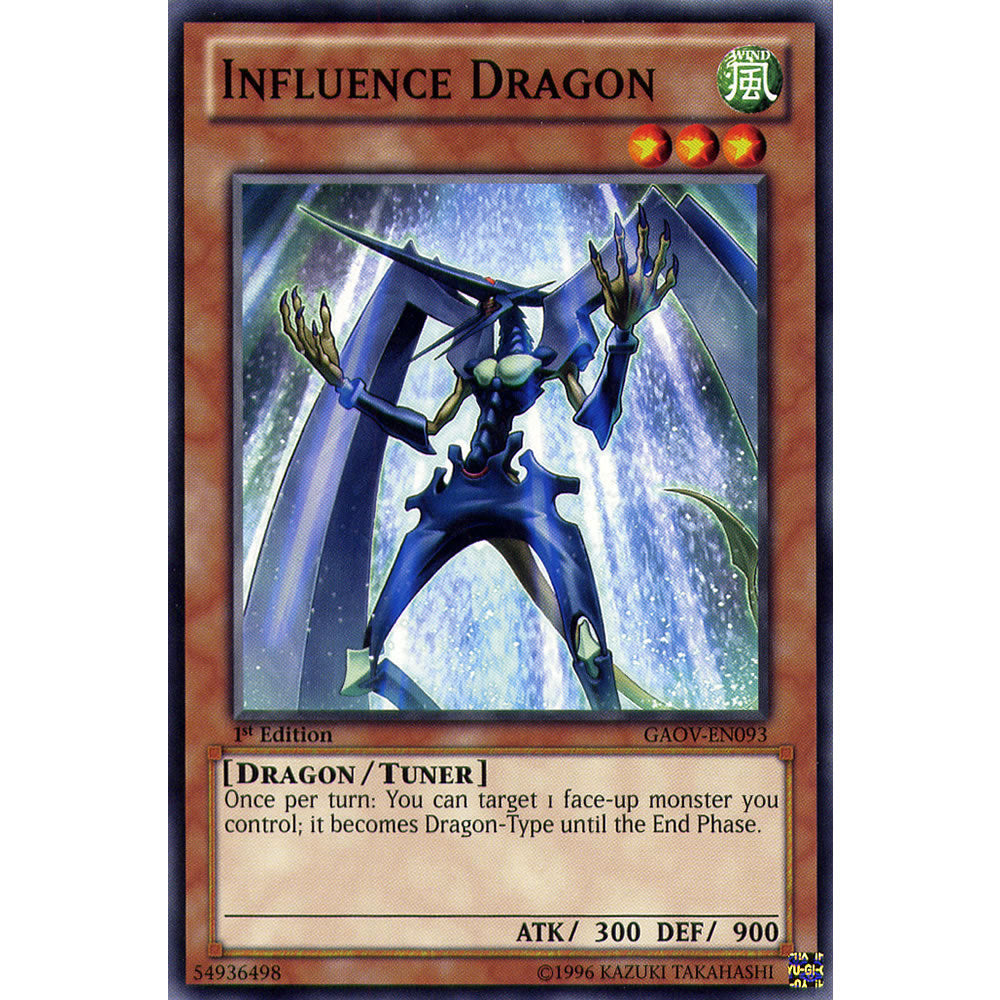 Influence Dragon GAOV-EN093 Yu-Gi-Oh! Card from the Galactic Overlord Set