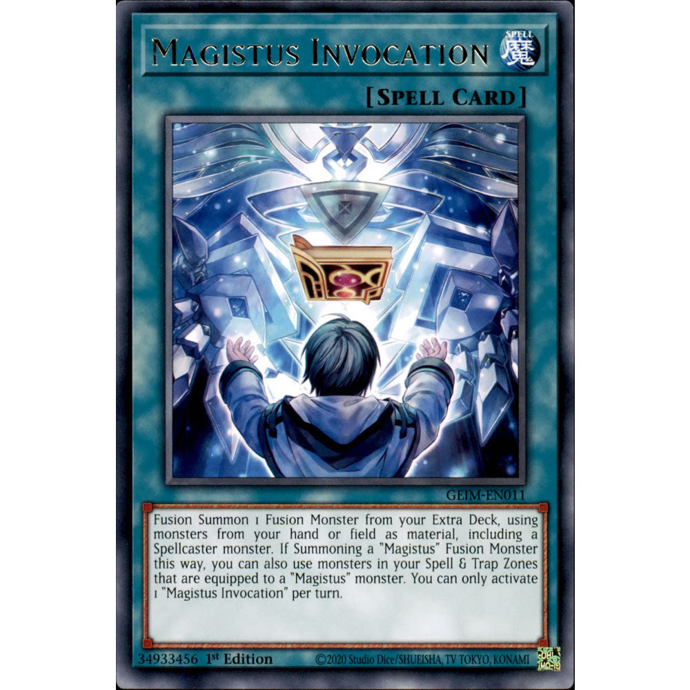 Magistus Invocation GEIM-EN011 Yu-Gi-Oh! Card from the Genesis Impact Set