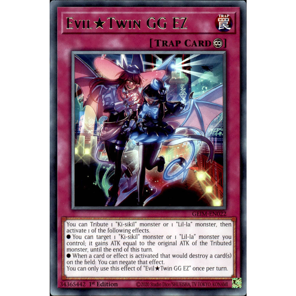 Evil Twin GG EZ GEIM-EN022 Yu-Gi-Oh! Card from the Genesis Impact Set