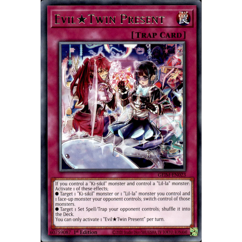 Evil Twin Present GEIM-EN023 Yu-Gi-Oh! Card from the Genesis Impact Set