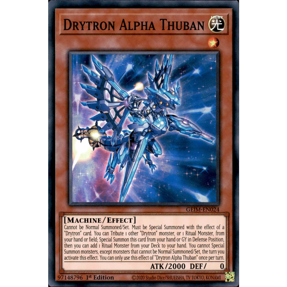 Drytron Alpha Thuban GEIM-EN024 Yu-Gi-Oh! Card from the Genesis Impact Set