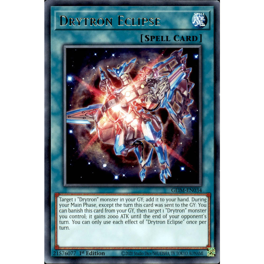 Drytron Eclipse GEIM-EN034 Yu-Gi-Oh! Card from the Genesis Impact Set