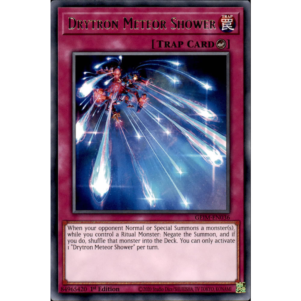 Drytron Meteor Shower GEIM-EN036 Yu-Gi-Oh! Card from the Genesis Impact Set