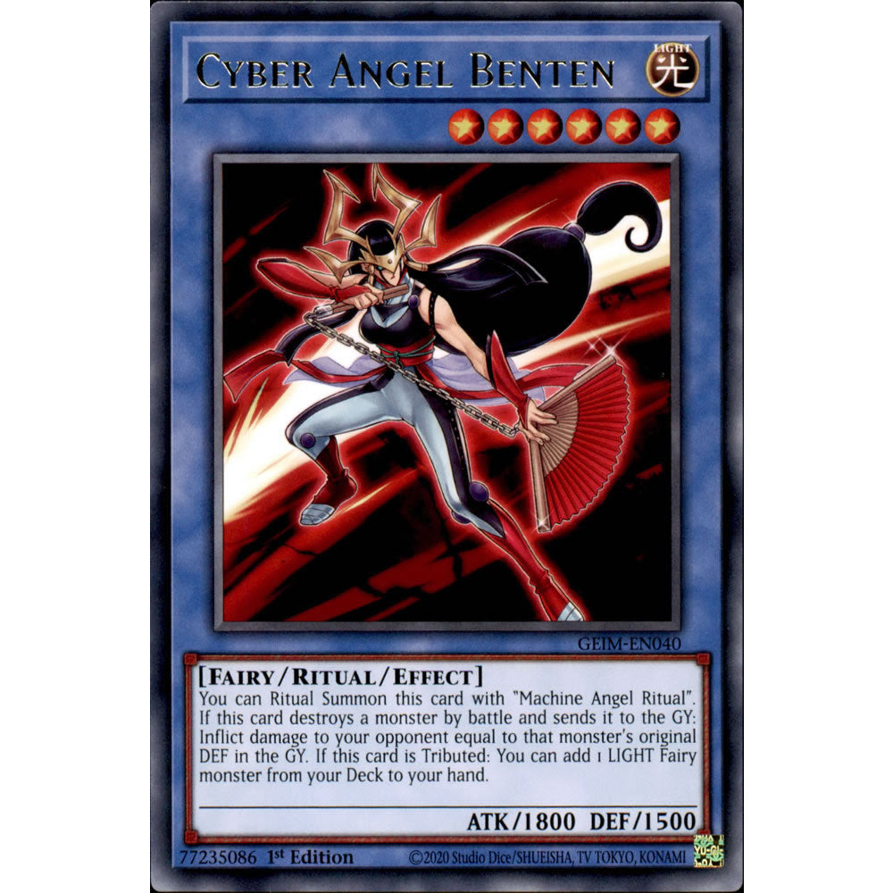 Cyber Angel Benten GEIM-EN040 Yu-Gi-Oh! Card from the Genesis Impact Set