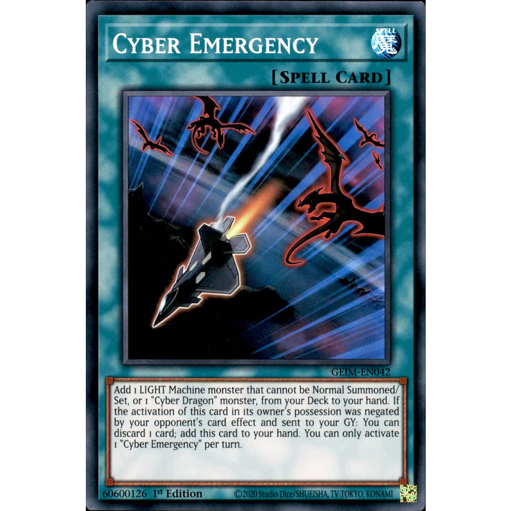 Cyber Emergency GEIM-EN042 Yu-Gi-Oh! Card from the Genesis Impact Set