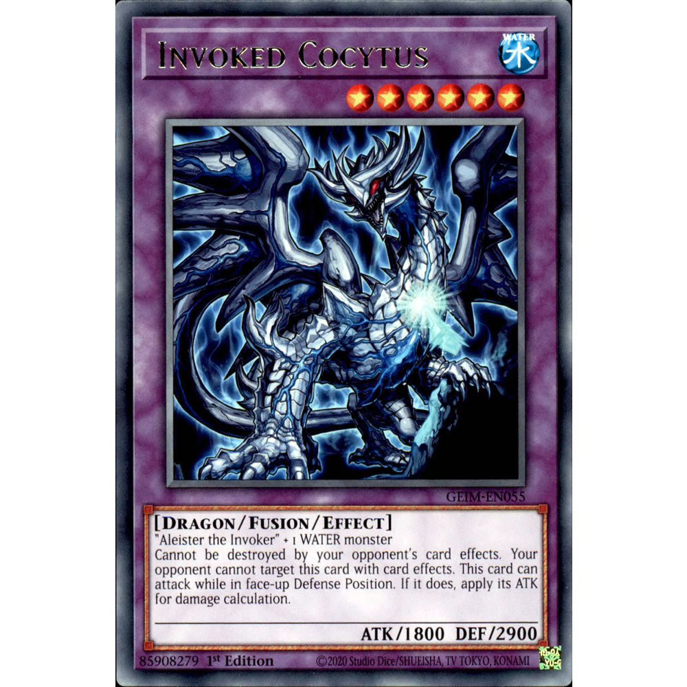 Invoked Cocytus GEIM-EN055 Yu-Gi-Oh! Card from the Genesis Impact Set