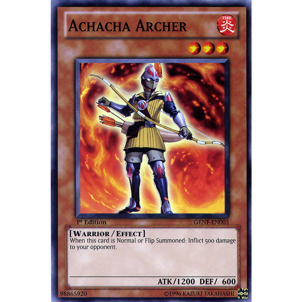 Achacha Archer GENF-EN003 Yu-Gi-Oh! Card from the Generation Force Set