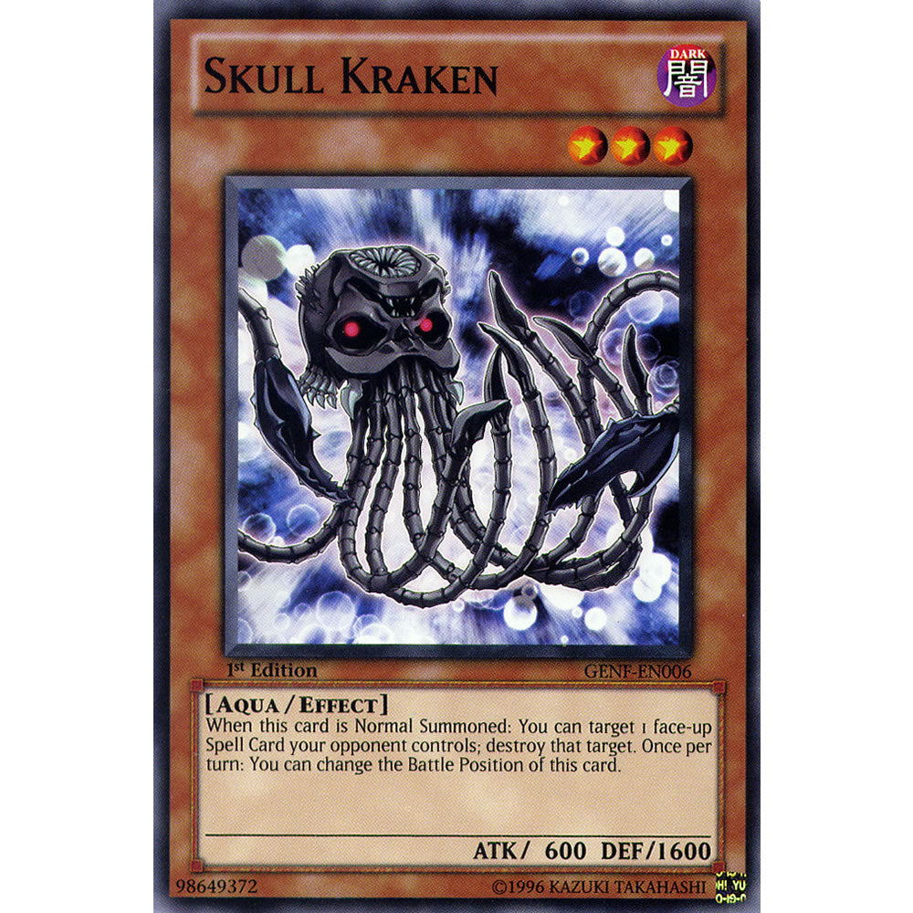 Skull Kraken GENF-EN006 Yu-Gi-Oh! Card from the Generation Force Set