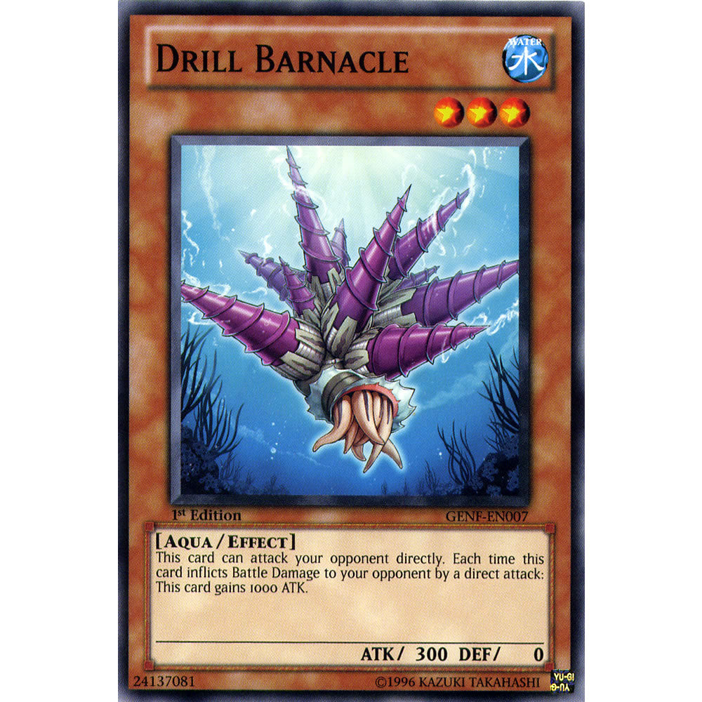 Drill Barnacle GENF-EN007 Yu-Gi-Oh! Card from the Generation Force Set