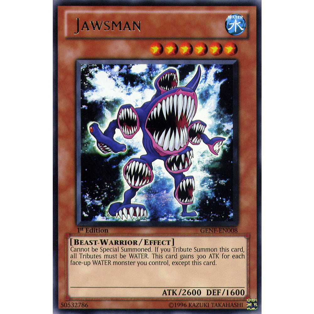 Jawsman GENF-EN008 Yu-Gi-Oh! Card from the Generation Force Set