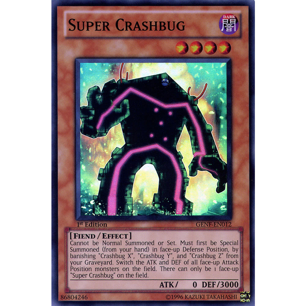 Super Crashbug GENF-EN012 Yu-Gi-Oh! Card from the Generation Force Set