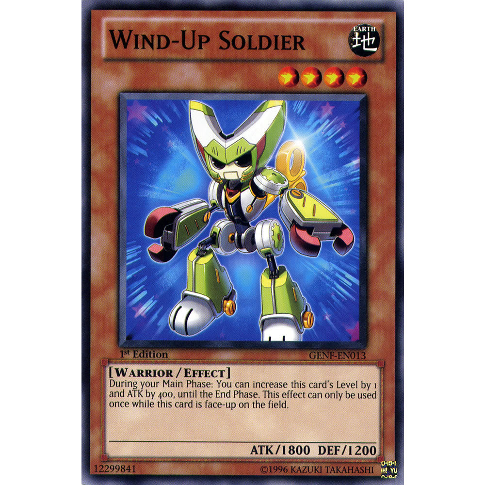 Wind - Up Soldier GENF-EN013 Yu-Gi-Oh! Card from the Generation Force Set