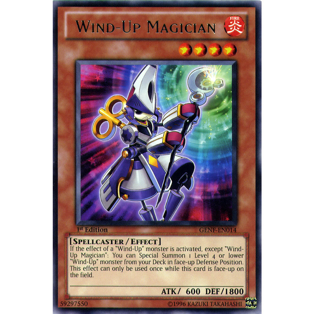 Wind - Up Magician GENF-EN014 Yu-Gi-Oh! Card from the Generation Force Set