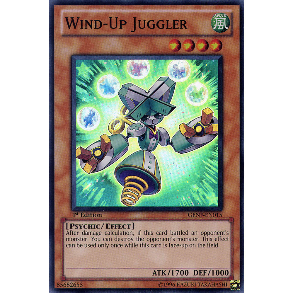 Wind - Up Juggler GENF-EN015 Yu-Gi-Oh! Card from the Generation Force Set