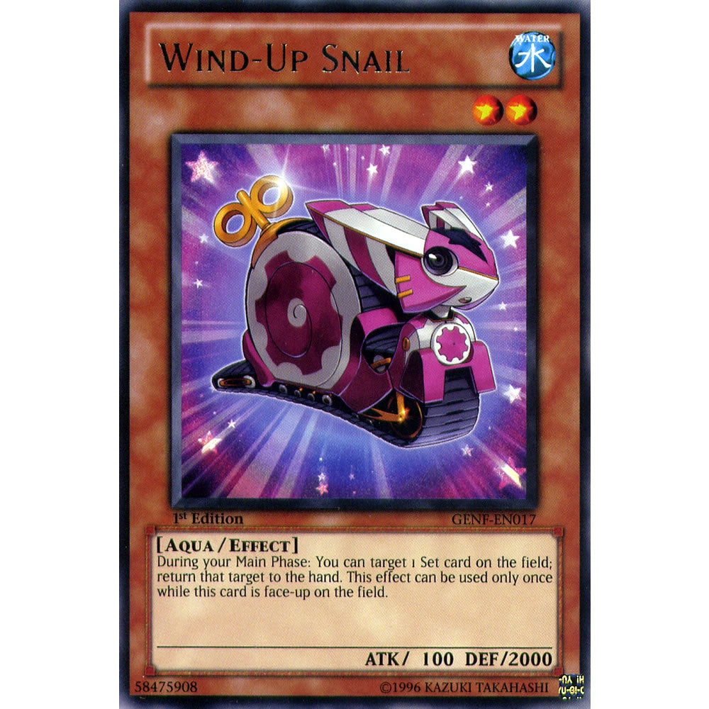 Wind - Up Snail GENF-EN017 Yu-Gi-Oh! Card from the Generation Force Set