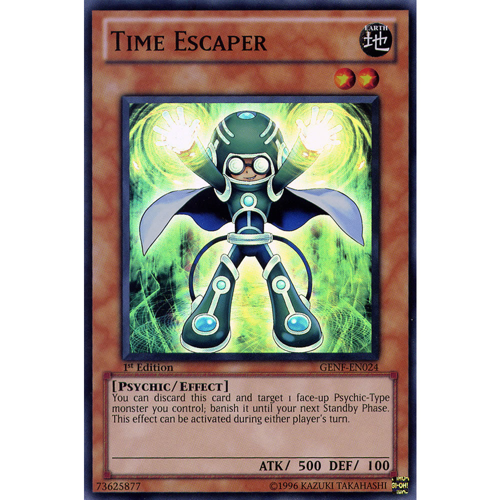 Time Escaper GENF-EN024 Yu-Gi-Oh! Card from the Generation Force Set