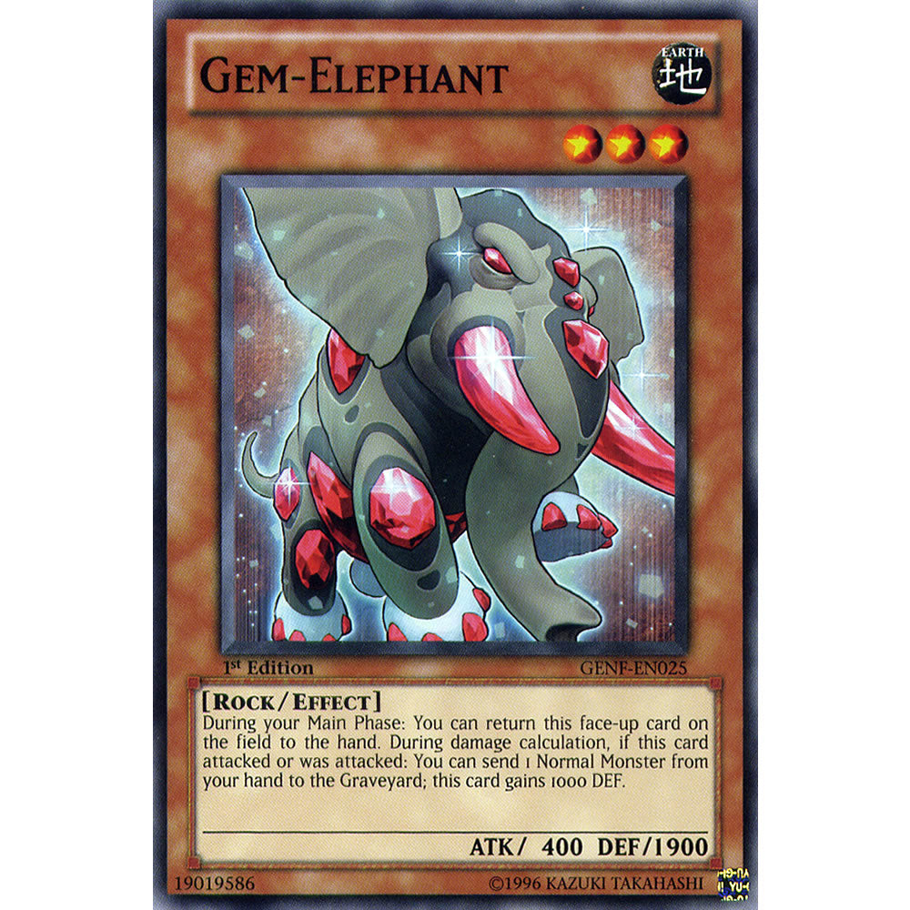 Gem-Elephant GENF-EN025 Yu-Gi-Oh! Card from the Generation Force Set