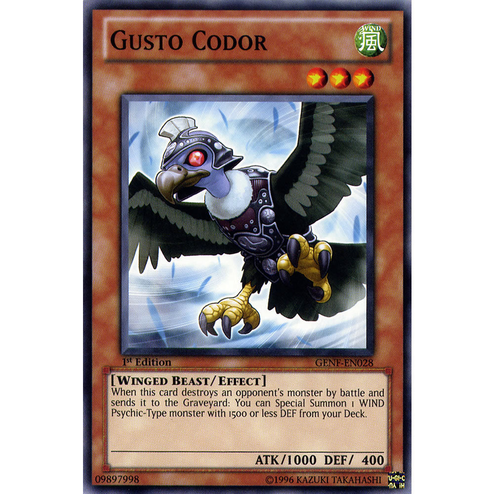 Gusto Codor GENF-EN028 Yu-Gi-Oh! Card from the Generation Force Set