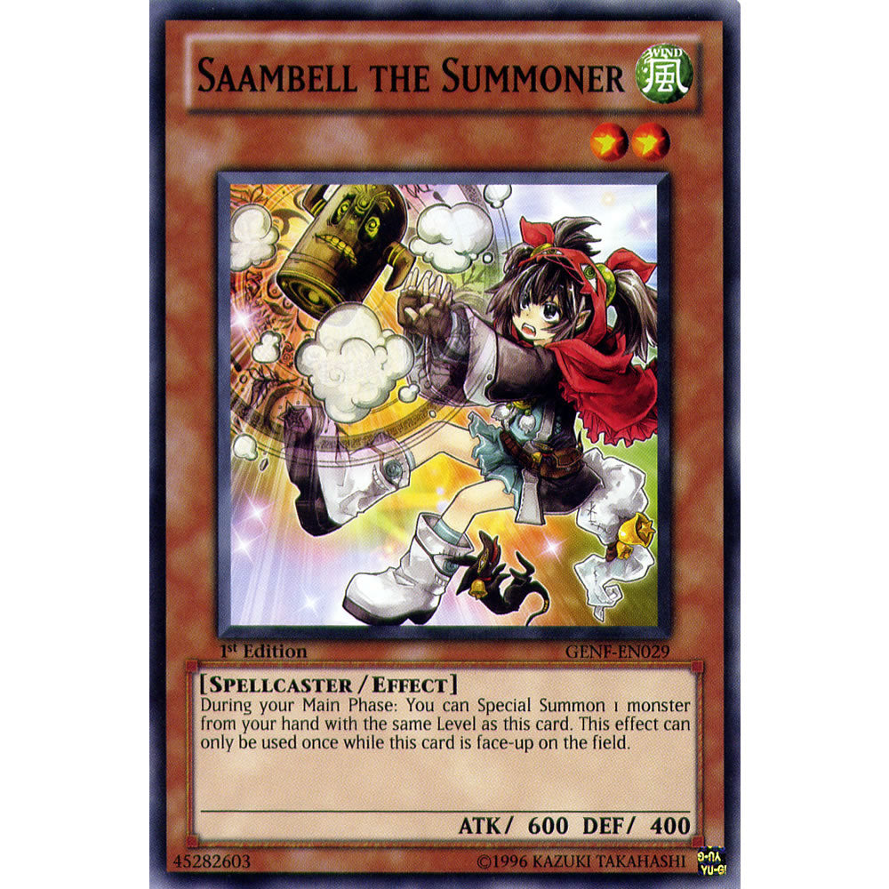 Saambell the Summoner GENF-EN029 Yu-Gi-Oh! Card from the Generation Force Set