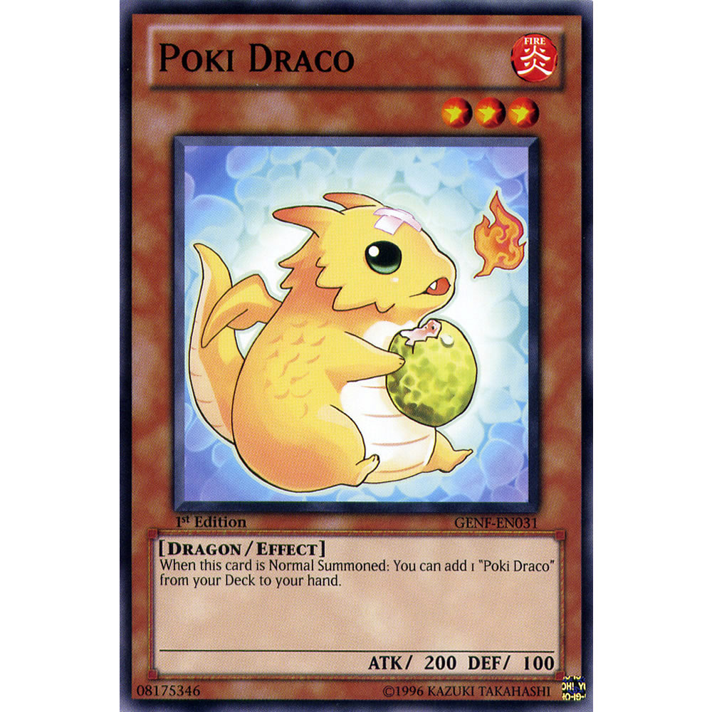 Poki Draco GENF-EN031 Yu-Gi-Oh! Card from the Generation Force Set