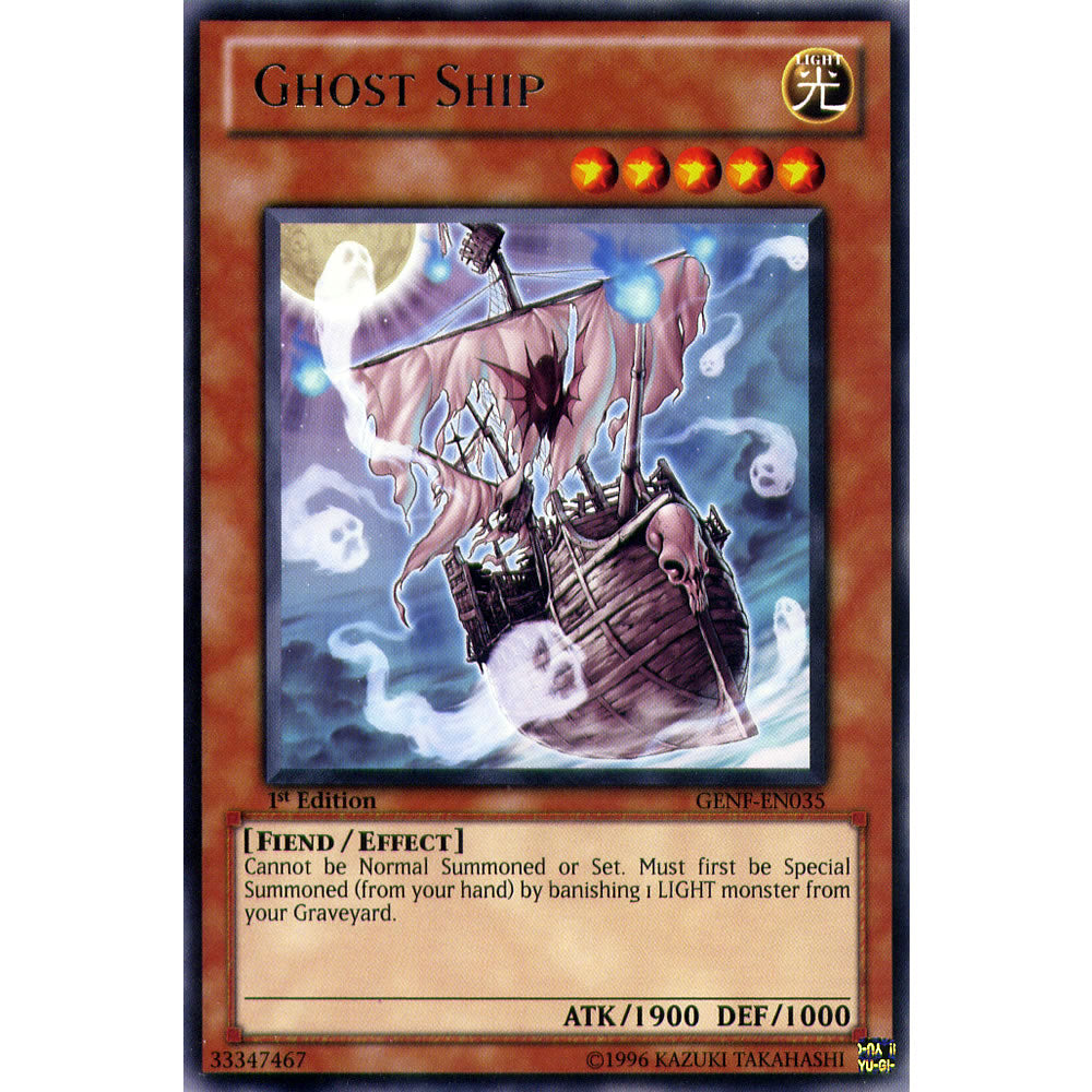Ghost Ship GENF-EN035 Yu-Gi-Oh! Card from the Generation Force Set
