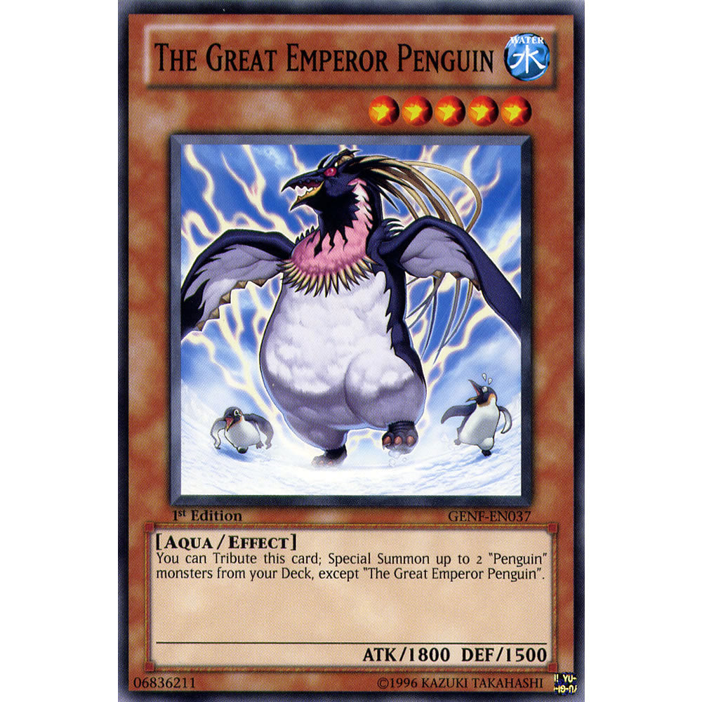 The Great Emperor Penguin GENF-EN037 Yu-Gi-Oh! Card from the Generation Force Set