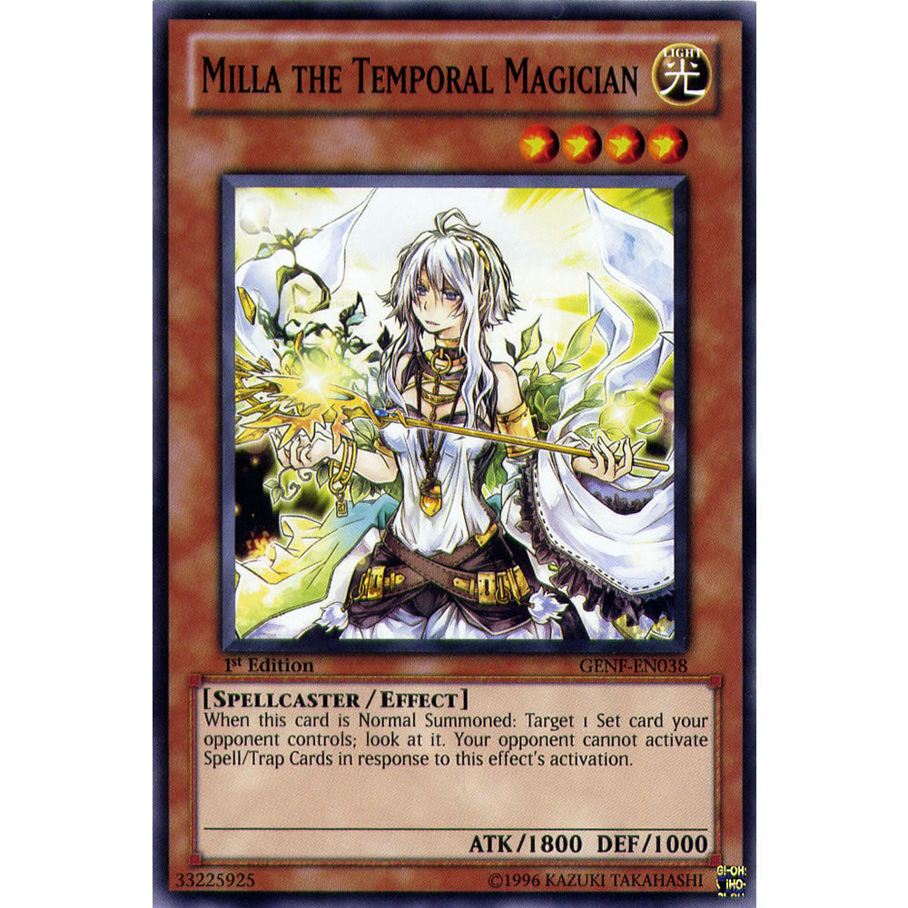 Milla the Temporal Magician GENF-EN038 Yu-Gi-Oh! Card from the Generation Force Set