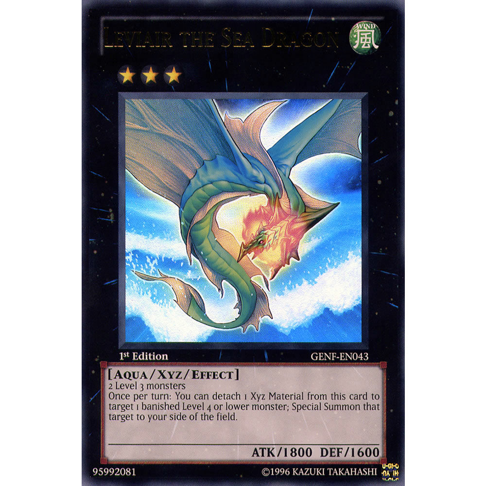 Leviair the Sea Dragon GENF-EN043 Yu-Gi-Oh! Card from the Generation Force Set