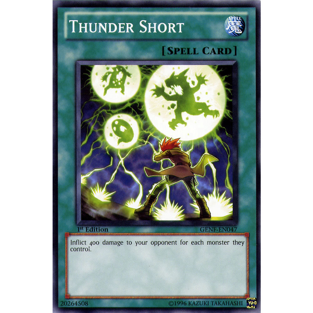 Thunder Short GENF-EN047 Yu-Gi-Oh! Card from the Generation Force Set