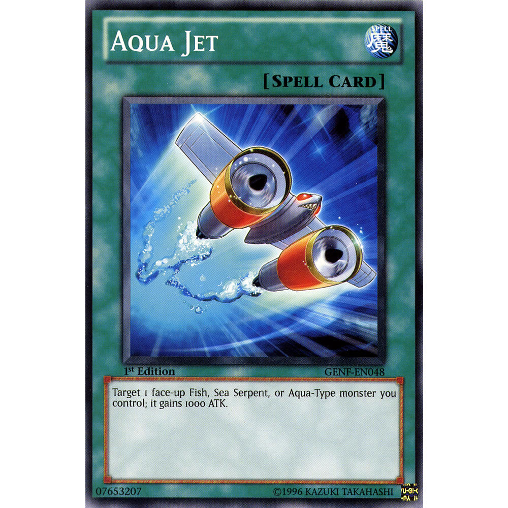 Aqua Jet GENF-EN048 Yu-Gi-Oh! Card from the Generation Force Set