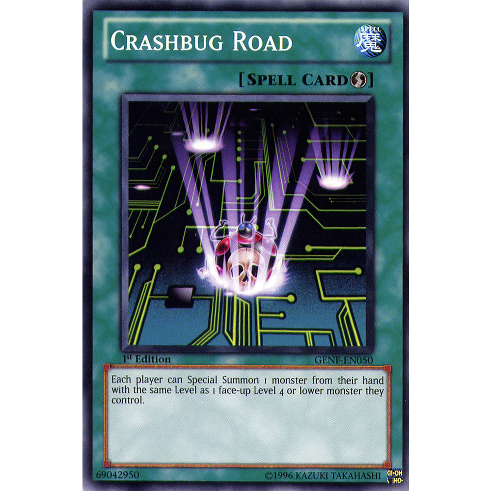 Crashbug Road GENF-EN050 Yu-Gi-Oh! Card from the Generation Force Set