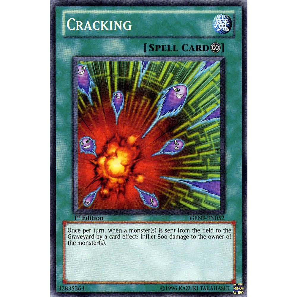 Cracking GENF-EN052 Yu-Gi-Oh! Card from the Generation Force Set