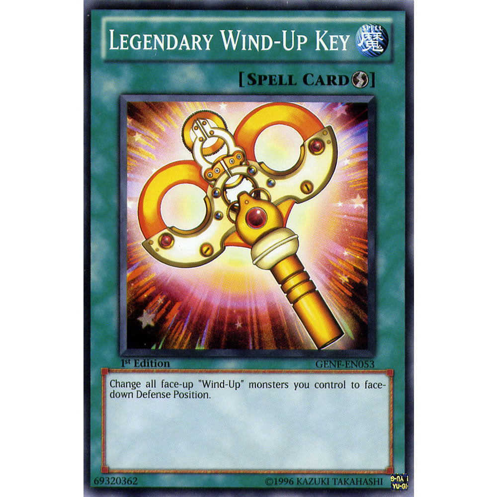 Legendary Wind - Up Key GENF-EN053 Yu-Gi-Oh! Card from the Generation Force Set