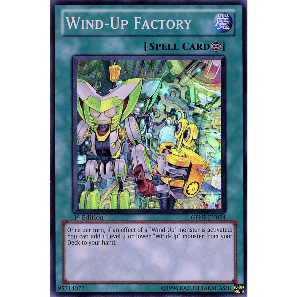 Wind - Up Factory GENF-EN054 Yu-Gi-Oh! Card from the Generation Force Set